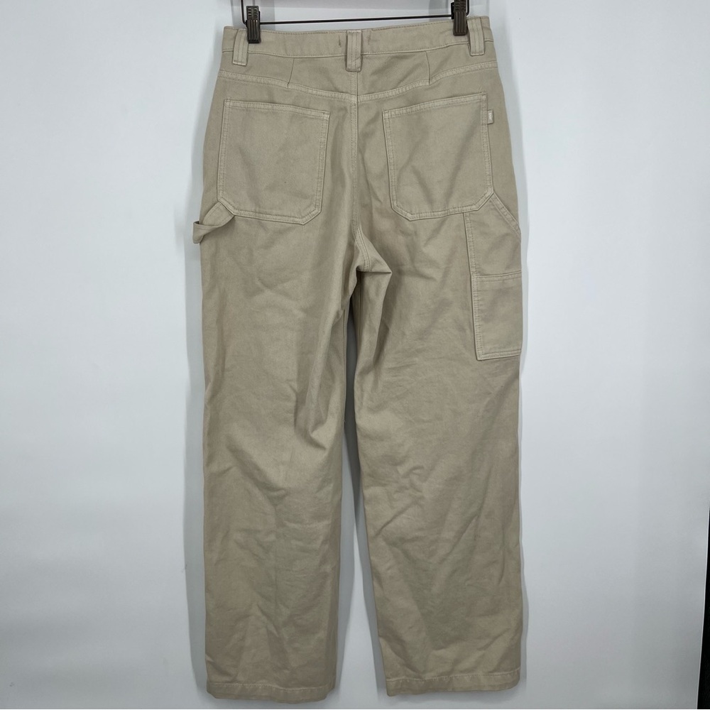 TNA from Aritzia Cream High Waisted Carpenter Twill Pants - Picture 8 of 9